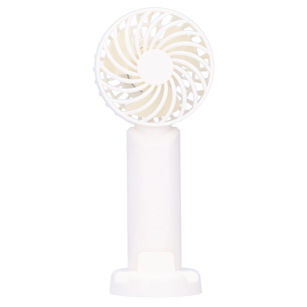 3‑Gear Adjustable Fan Portable Handheld Mobile Phone Holder Electric Fan for DormitoryWhite