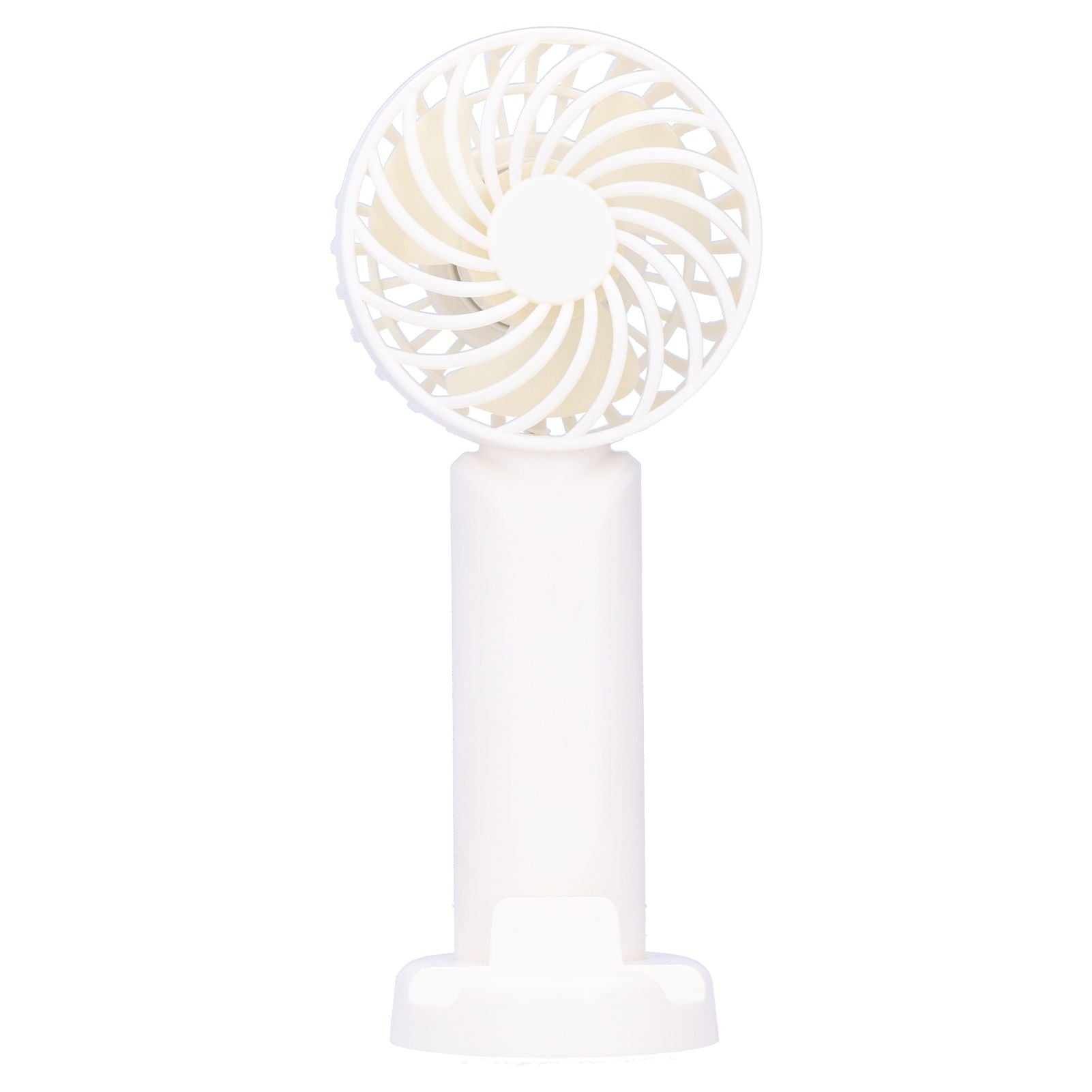 3‑Gear Adjustable Fan Portable Handheld Mobile Phone Holder Electric Fan for DormitoryWhite