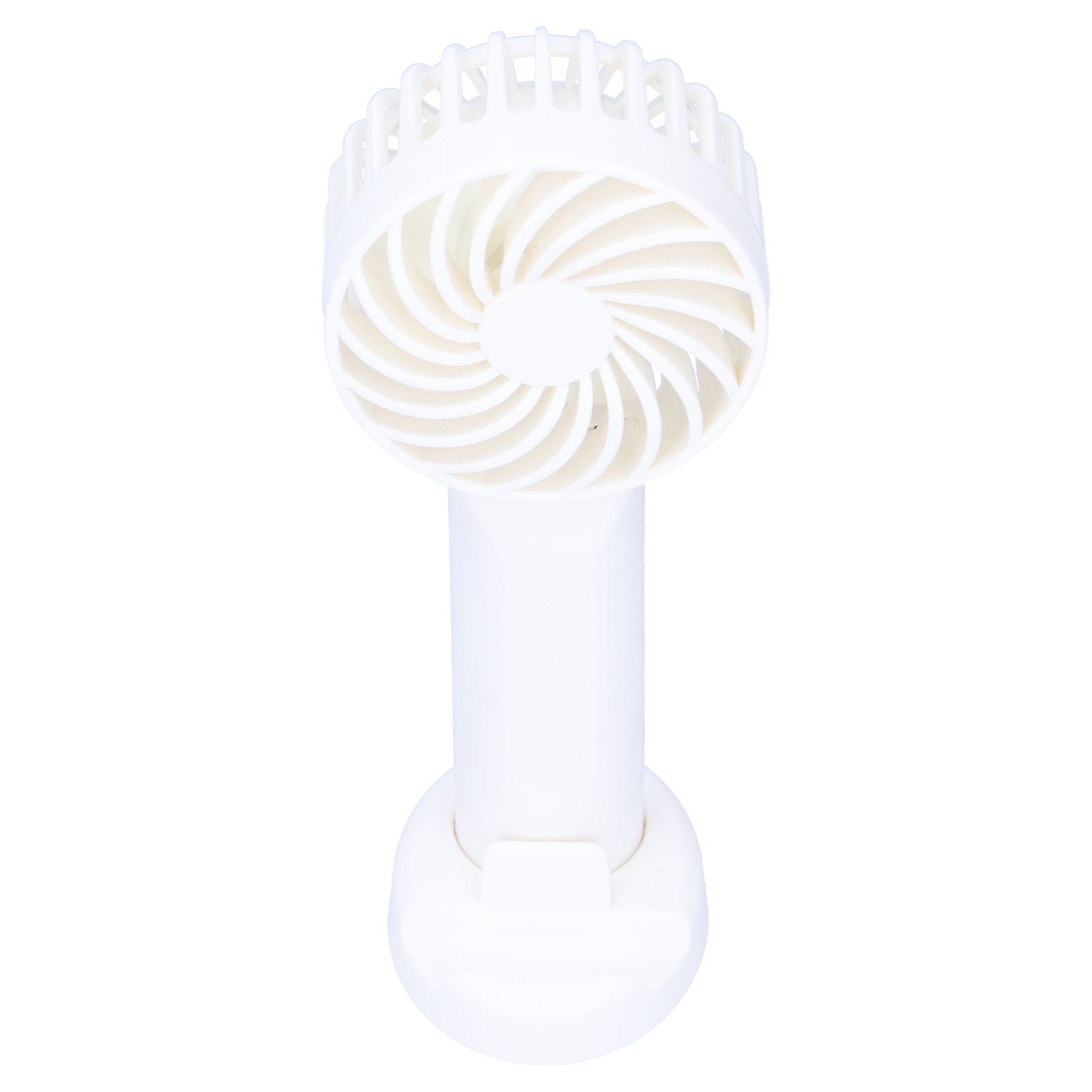 3‑Gear Adjustable Fan Portable Handheld Mobile Phone Holder Electric Fan for DormitoryWhite