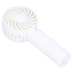 3‑Gear Adjustable Fan Portable Handheld Mobile Phone Holder Electric Fan for DormitoryWhite