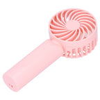 3‑Gear Adjustable Fan Portable Handheld Mobile Phone Holder Electric Fan for DormitoryPink