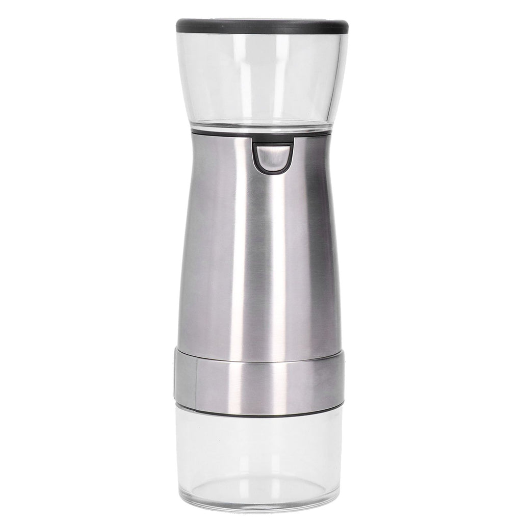 Stainless Steel Electric Grinder USB Charging Automatic Pepper Coffee Bean Crusher for Home Use
