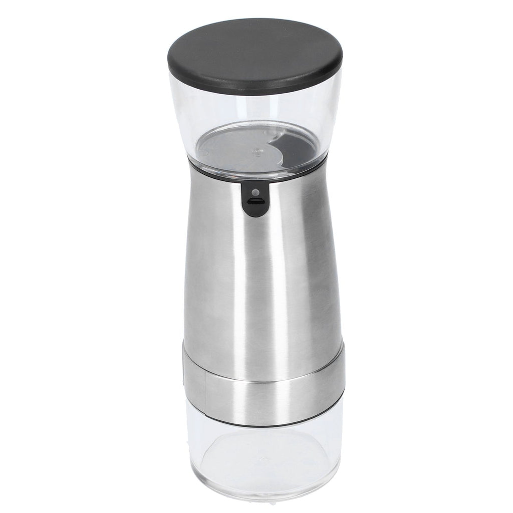 Stainless Steel Electric Grinder USB Charging Automatic Pepper Coffee Bean Crusher for Home Use