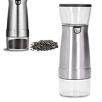 Stainless Steel Electric Grinder USB Charging Automatic Pepper Coffee Bean Crusher for Home Use
