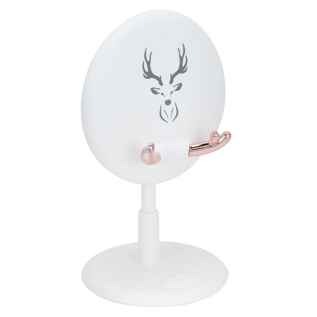 Cute Mobile Phone Holder Folding Mobile Phone Desktop Bracket for Live BroadcastWhite