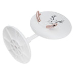 Cute Mobile Phone Holder Folding Mobile Phone Desktop Bracket for Live BroadcastWhite