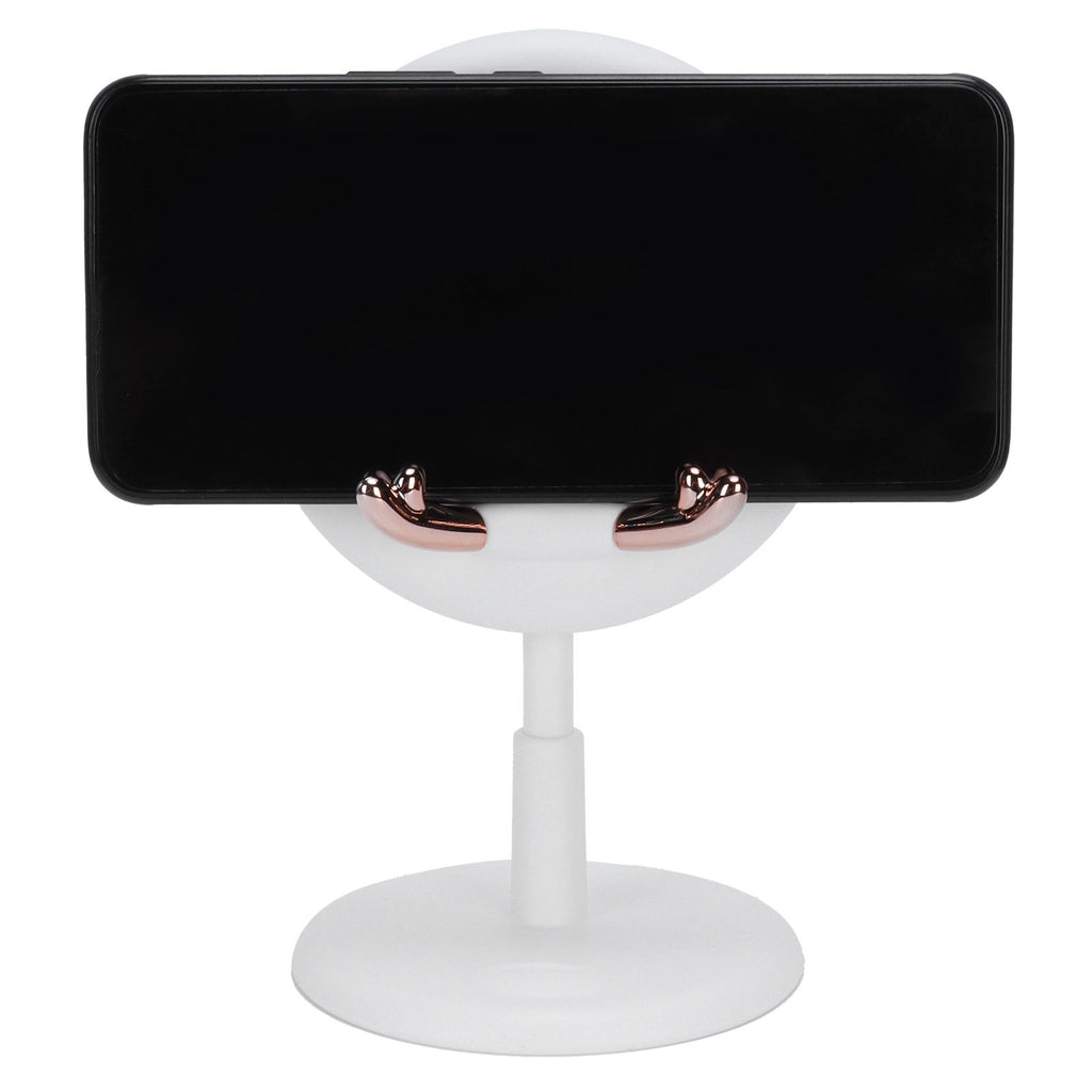 Cute Mobile Phone Holder Folding Mobile Phone Desktop Bracket for Live BroadcastWhite