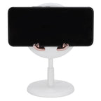 Cute Mobile Phone Holder Folding Mobile Phone Desktop Bracket for Live BroadcastWhite