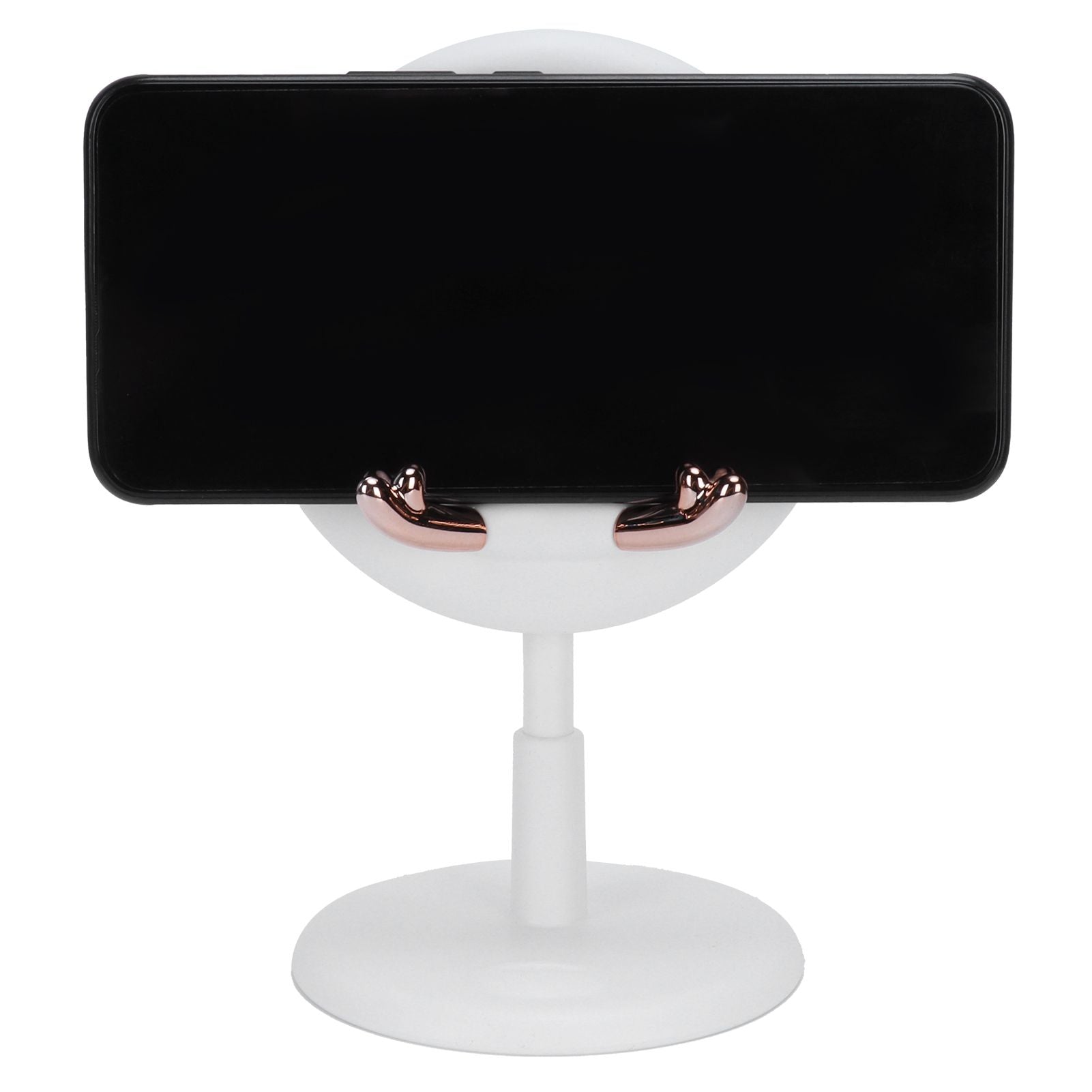 Cute Mobile Phone Holder Folding Mobile Phone Desktop Bracket for Live BroadcastWhite