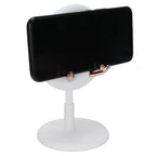 Cute Mobile Phone Holder Folding Mobile Phone Desktop Bracket for Live BroadcastWhite