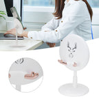Cute Mobile Phone Holder Folding Mobile Phone Desktop Bracket for Live BroadcastWhite