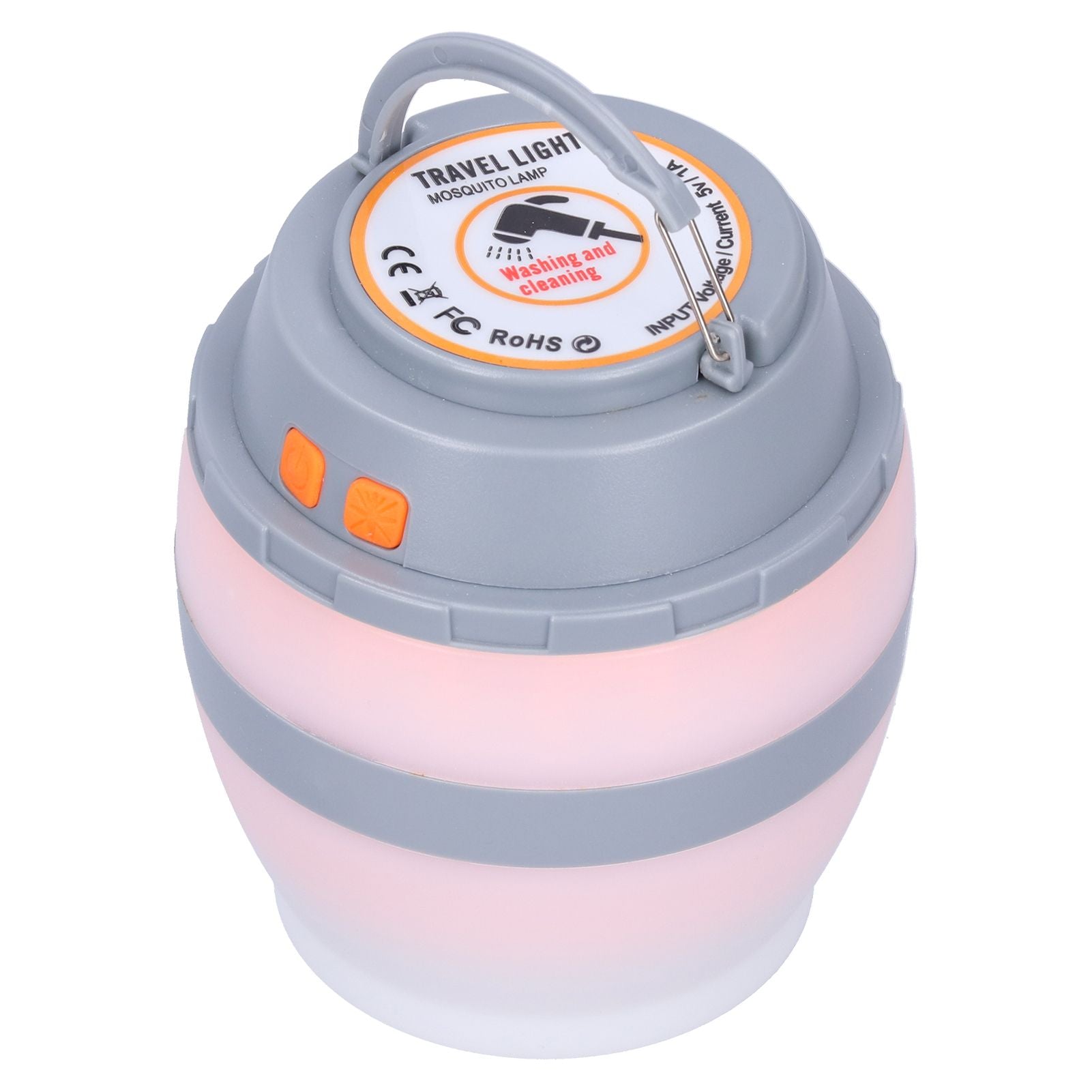 Mosquito Killer Lamp Portable IP67 Waterproof Insect Repeller for Outdoor Camping Picnic(Mosquito Lamp Solar Panel )