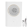 Desktop Hanging Neck Handheld Fan USB Charging Portable Mini Fan for Office BedroomWhite