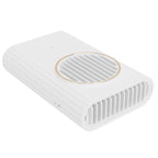 Desktop Hanging Neck Handheld Fan USB Charging Portable Mini Fan for Office BedroomWhite