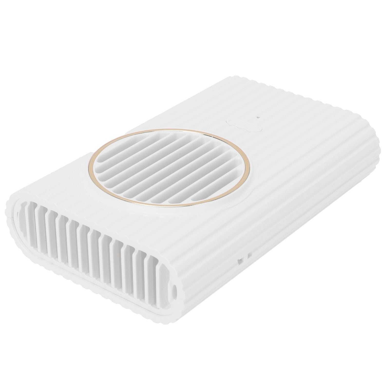 Desktop Hanging Neck Handheld Fan USB Charging Portable Mini Fan for Office BedroomWhite