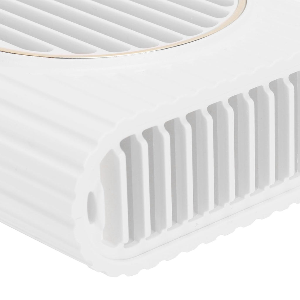 Desktop Hanging Neck Handheld Fan USB Charging Portable Mini Fan for Office BedroomWhite