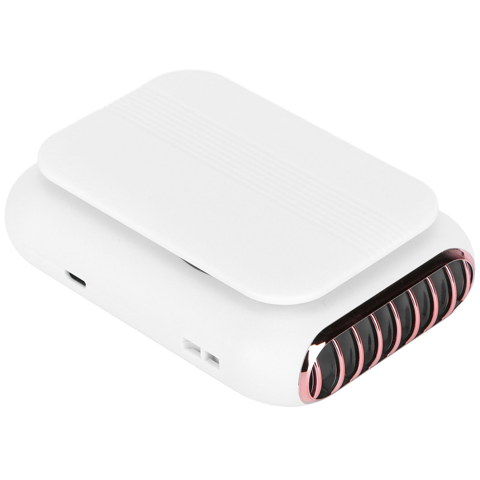 USB Charging Silent Neck Fan Portable Handheld Electric Fan for Outdoor Desktop HomeWhite
