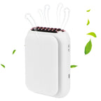 USB Charging Silent Neck Fan Portable Handheld Electric Fan for Outdoor Desktop HomeWhite