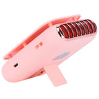 USB Charging Silent Neck Fan Portable Handheld Electric Fan for Outdoor Desktop HomePink