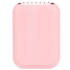 USB Charging Silent Neck Fan Portable Handheld Electric Fan for Outdoor Desktop HomePink