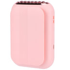 USB Charging Silent Neck Fan Portable Handheld Electric Fan for Outdoor Desktop HomePink