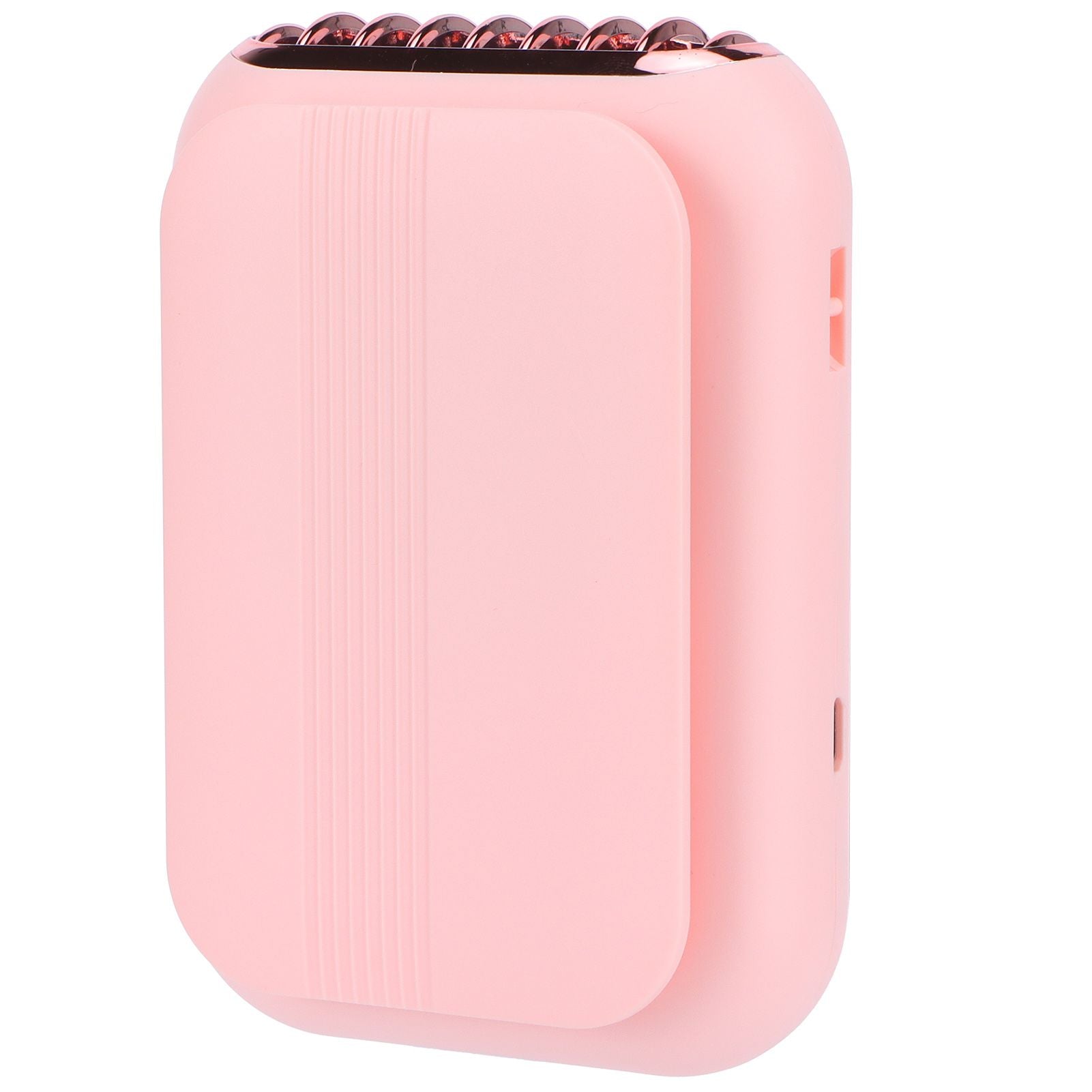 USB Charging Silent Neck Fan Portable Handheld Electric Fan for Outdoor Desktop HomePink