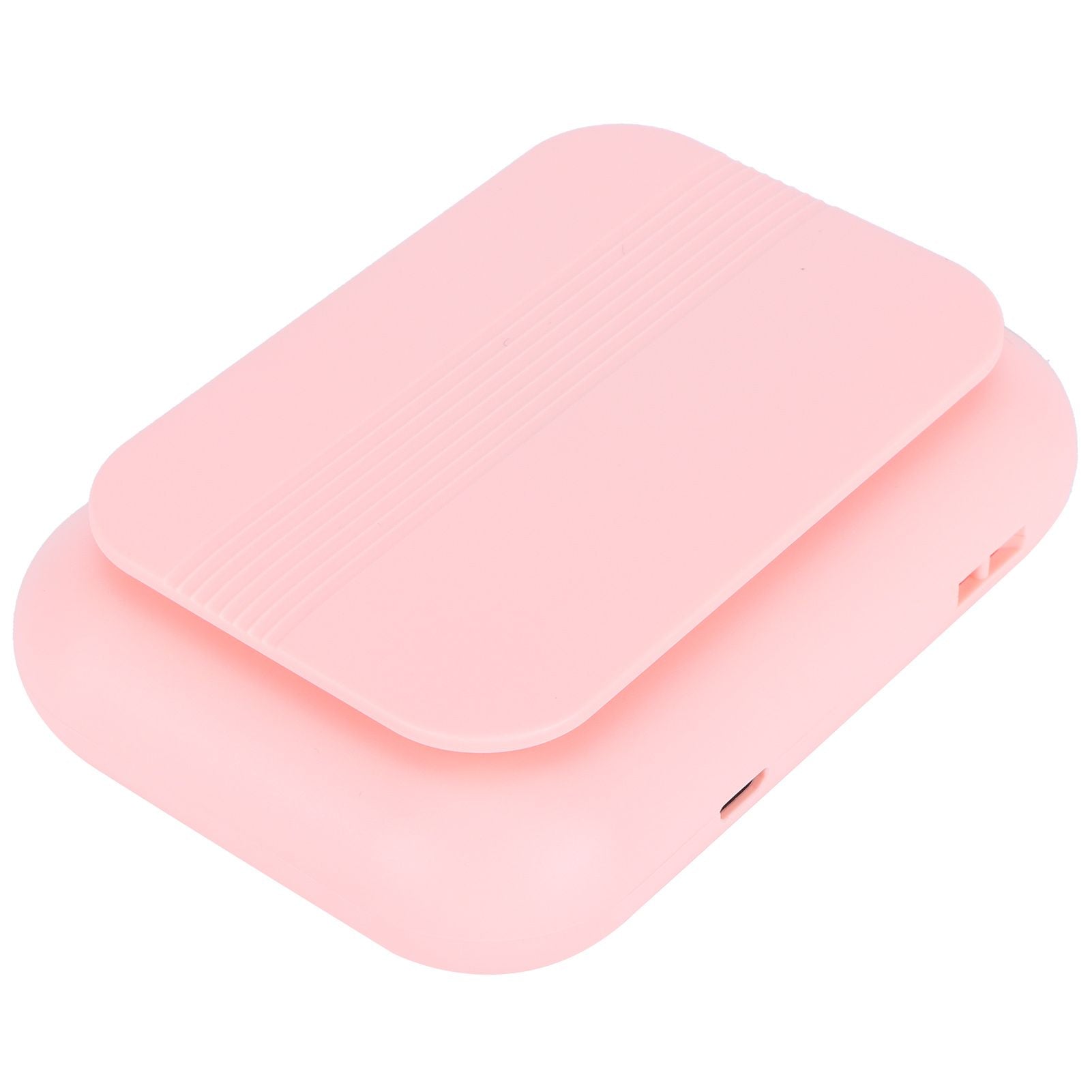 USB Charging Silent Neck Fan Portable Handheld Electric Fan for Outdoor Desktop HomePink