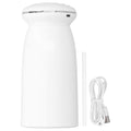 350ml White Car Humidifier Portable USB Powered with Ambient Night Light and Mirror Humidifier