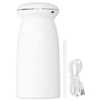 350ml White Car Humidifier Portable USB Powered with Ambient Night Light and Mirror Humidifier