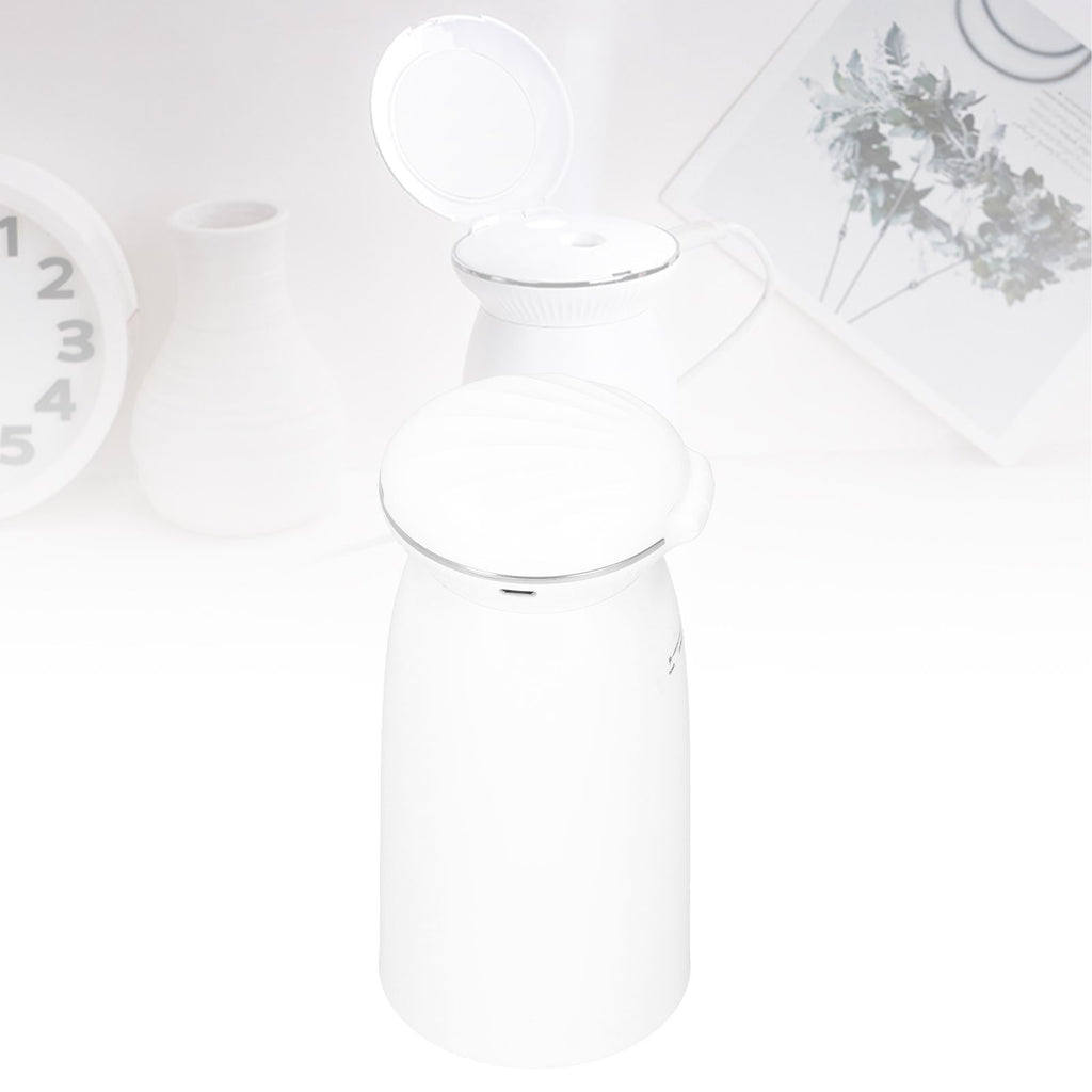 350ml White Car Humidifier Portable USB Powered with Ambient Night Light and Mirror Humidifier