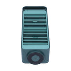 Double Fan Blade Rotating Fan USB Charging Desktop Electric Fan for Office Home DormitoryGreen