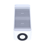 Double Fan Blade Rotating Fan USB Charging Desktop Electric Fan for Office Home DormitoryWhite