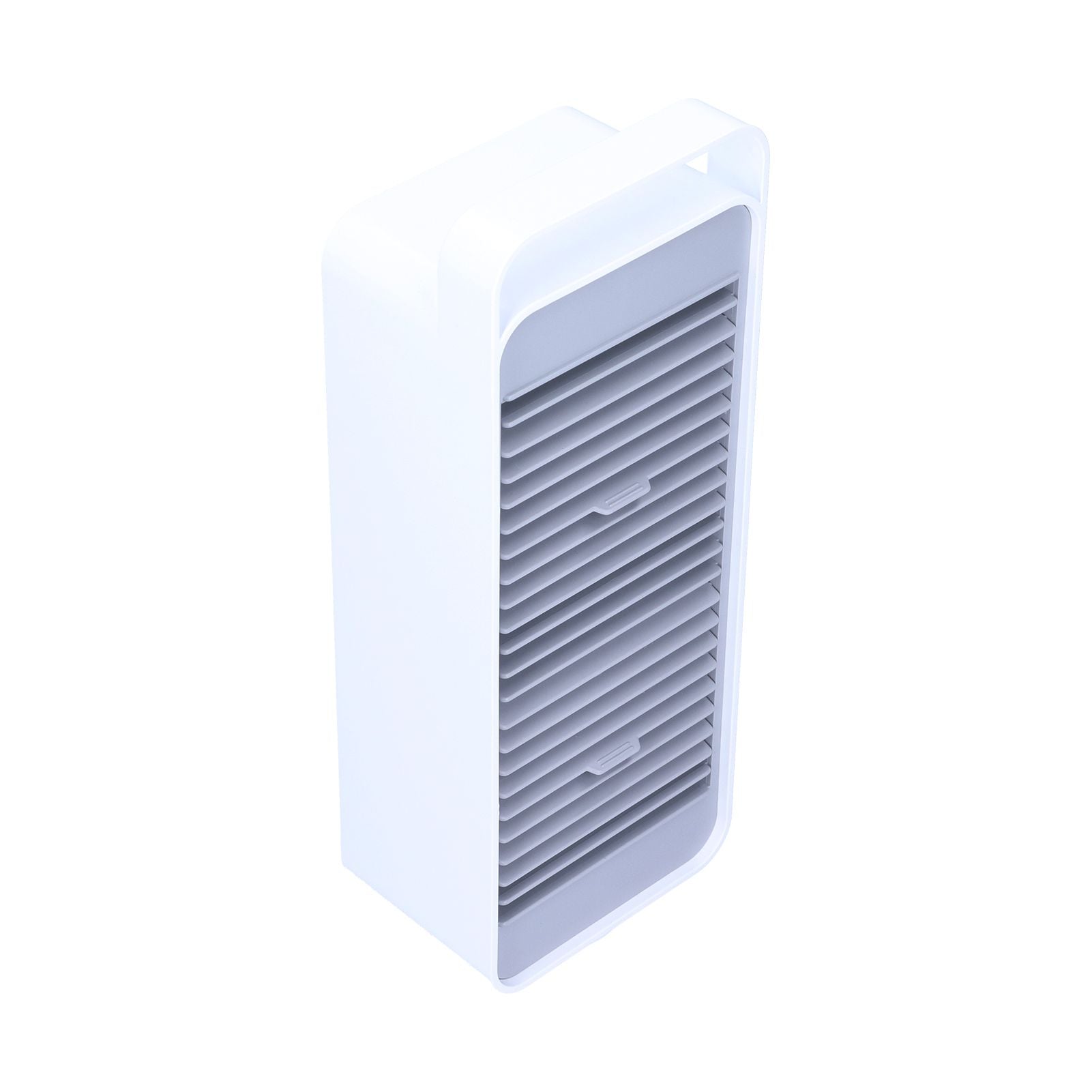 Double Fan Blade Rotating Fan USB Charging Desktop Electric Fan for Office Home DormitoryWhite