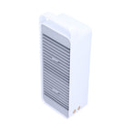 Double Fan Blade Rotating Fan USB Charging Desktop Electric Fan for Office Home DormitoryWhite