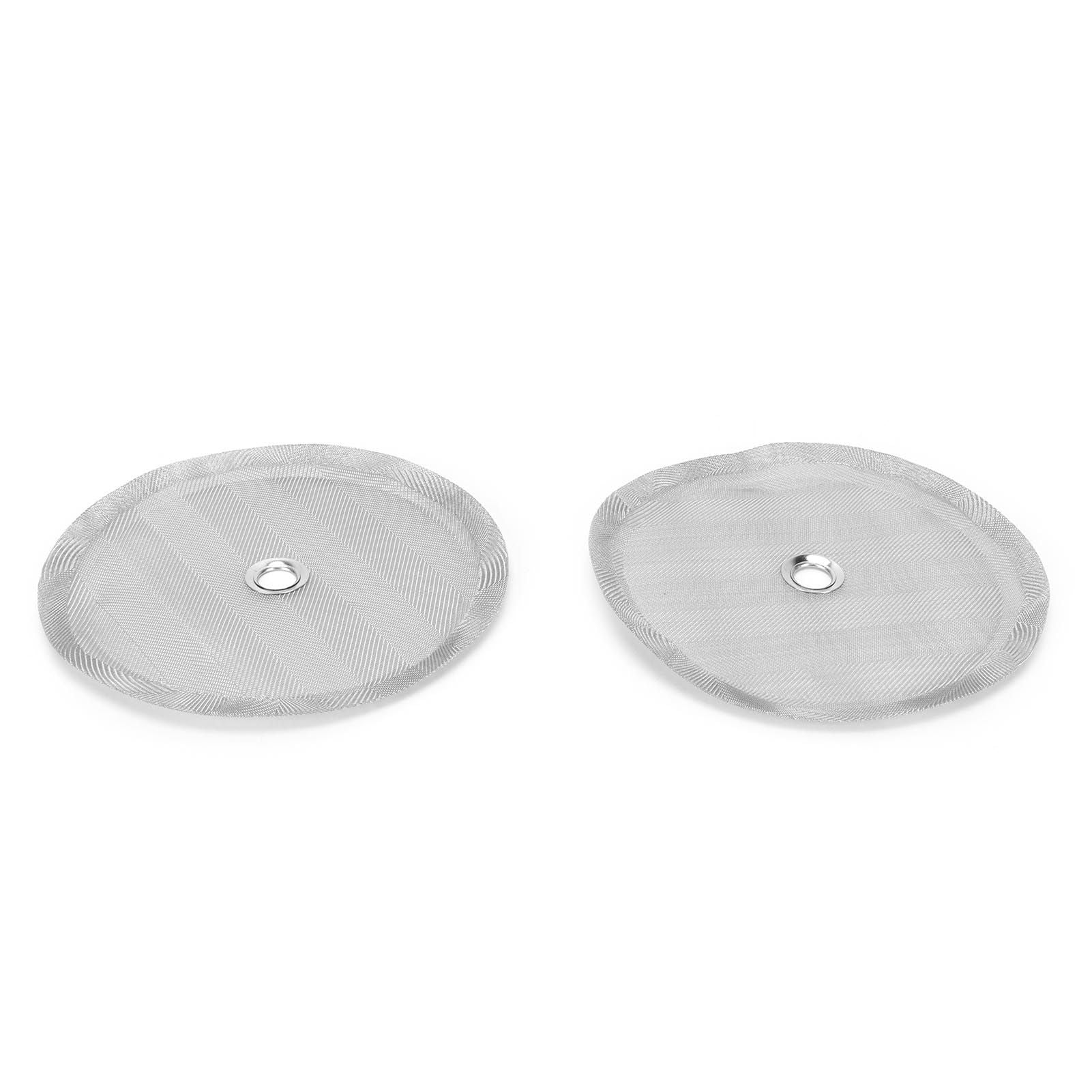 2PCS 100 Mesh Stainless Steel Filter Screen Replacement for Coffee Press Accessory