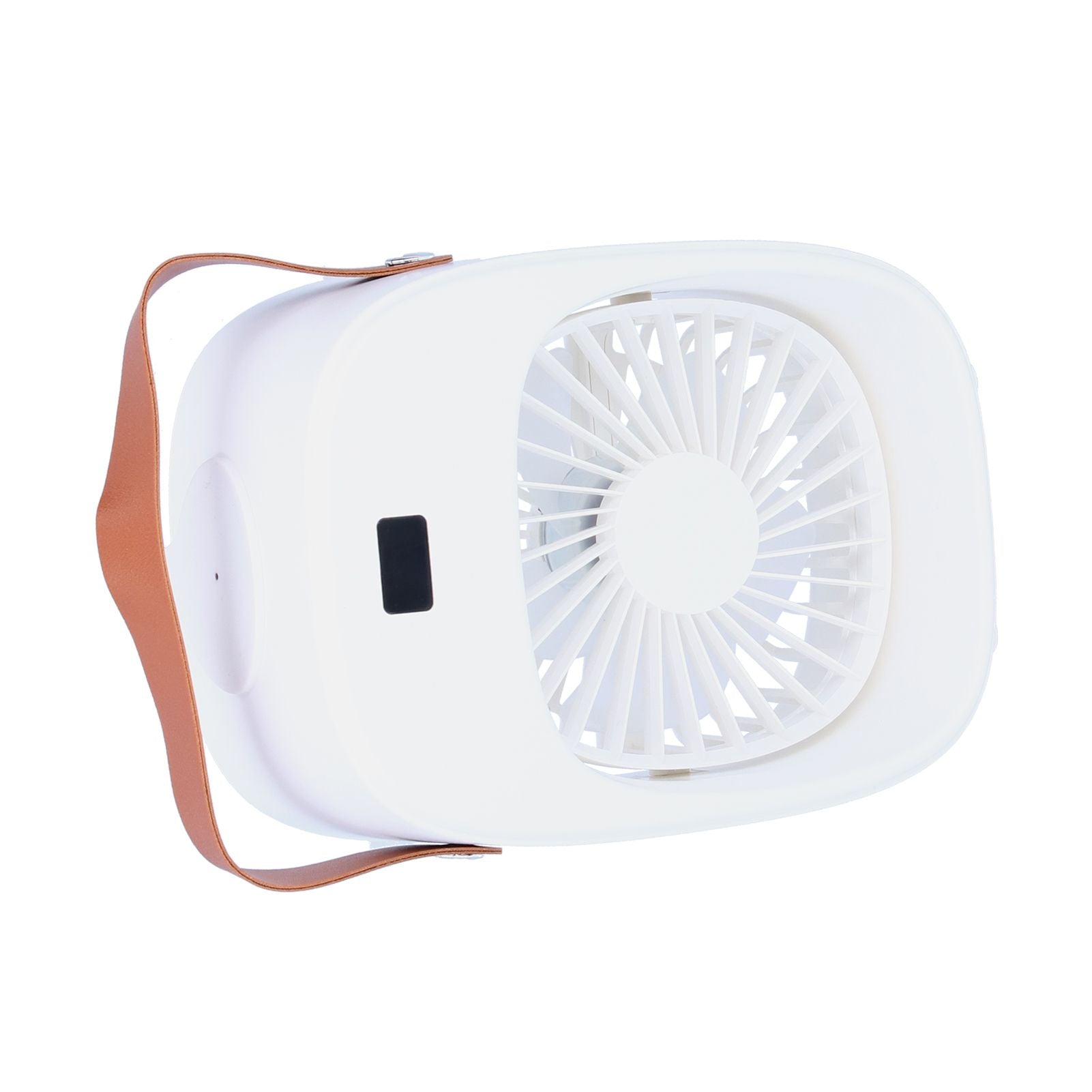 Adjustable Electric Fan Portable Spray Humidification Electric Fan for Home Outdoor DormitoryWhite