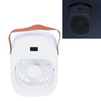 Adjustable Electric Fan Portable Spray Humidification Electric Fan for Home Outdoor DormitoryWhite