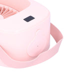 Adjustable Electric Fan Portable Spray Humidification Electric Fan for Home Outdoor DormitoryPink