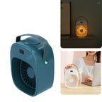 Adjustable Electric Fan Portable Spray Humidification Electric Fan for Home Outdoor DormitoryGreen