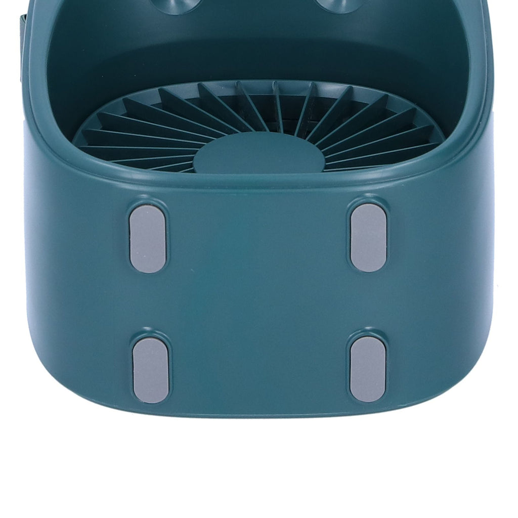 Adjustable Electric Fan Portable Spray Humidification Electric Fan for Home Outdoor DormitoryGreen