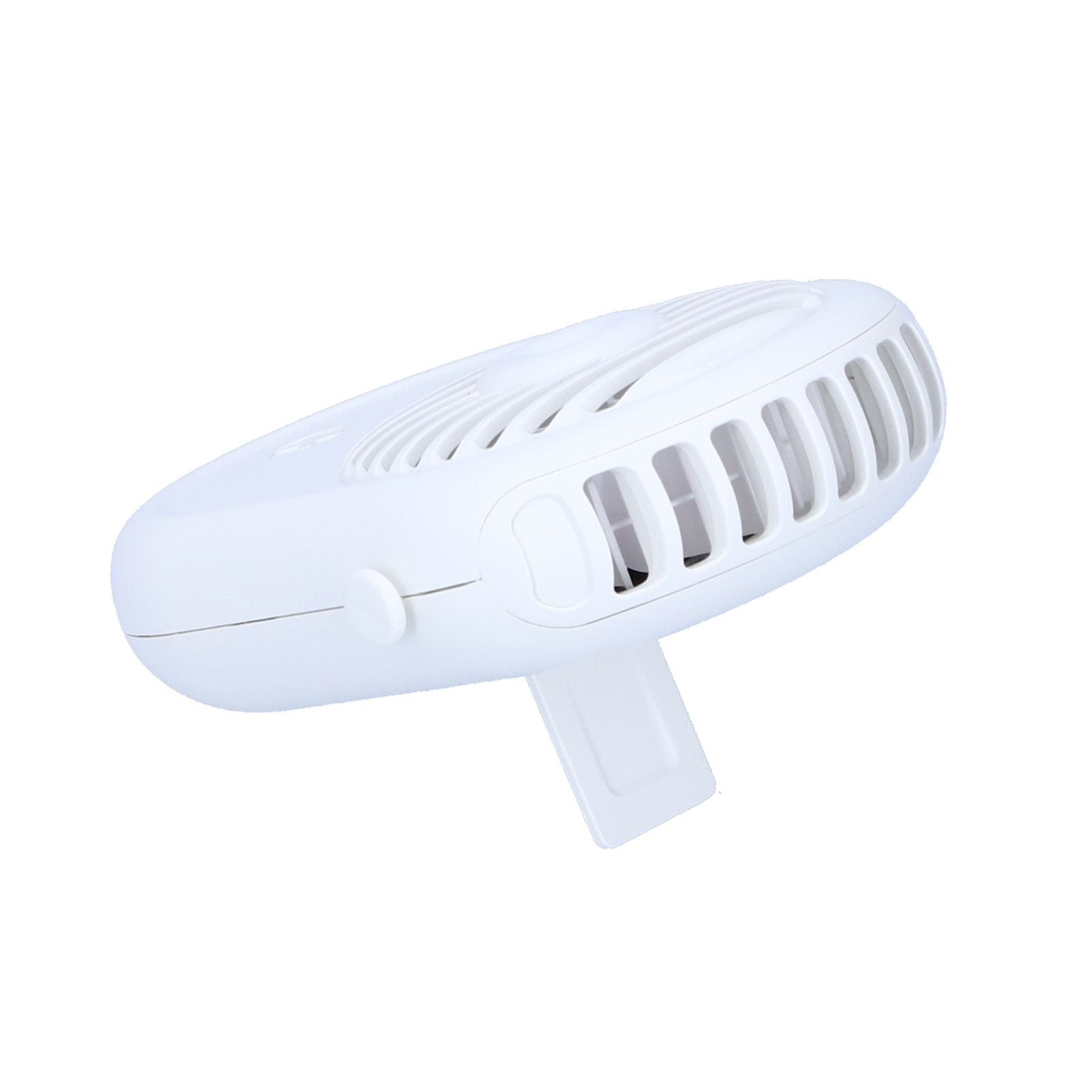 Portable Handheld Electric Fan Mini Compact Neck Hanging Fan for Summer Home Office UseWhite