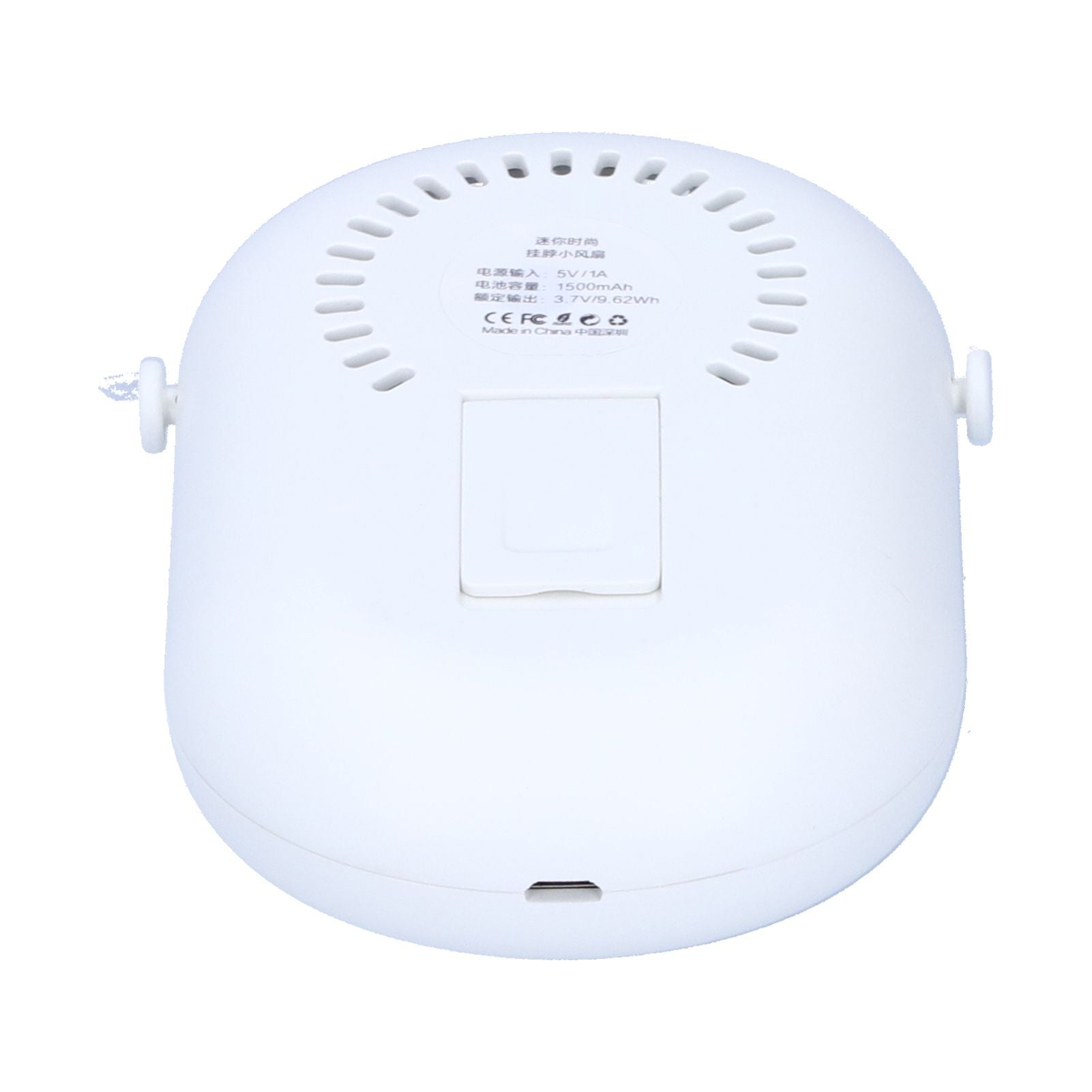 Portable Handheld Electric Fan Mini Compact Neck Hanging Fan for Summer Home Office UseWhite