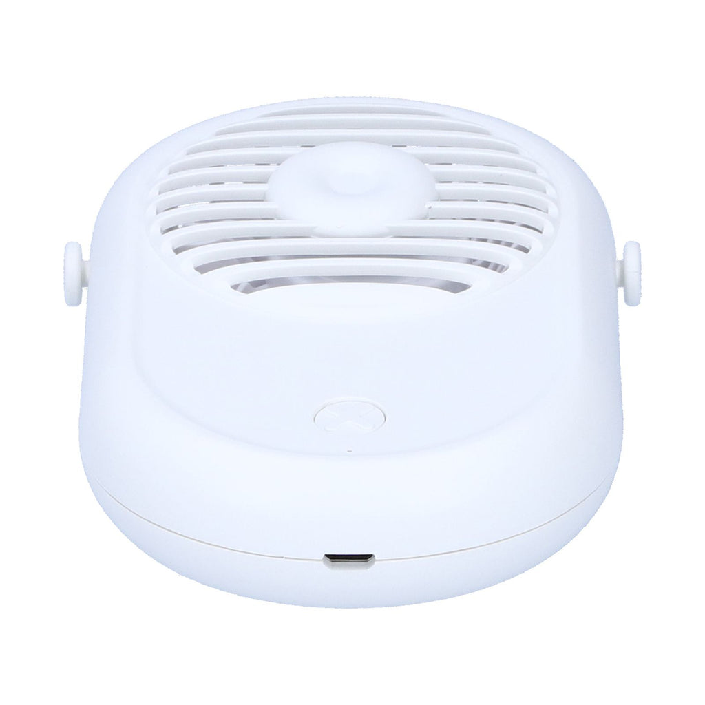 Portable Handheld Electric Fan Mini Compact Neck Hanging Fan for Summer Home Office UseWhite