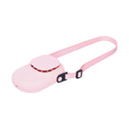 Neck Hanging Fan Mini Small Portable Silent Handheld Electric Fan for Home Office OutdoorPink