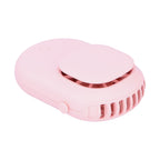 Neck Hanging Fan Mini Small Portable Silent Handheld Electric Fan for Home Office OutdoorPink
