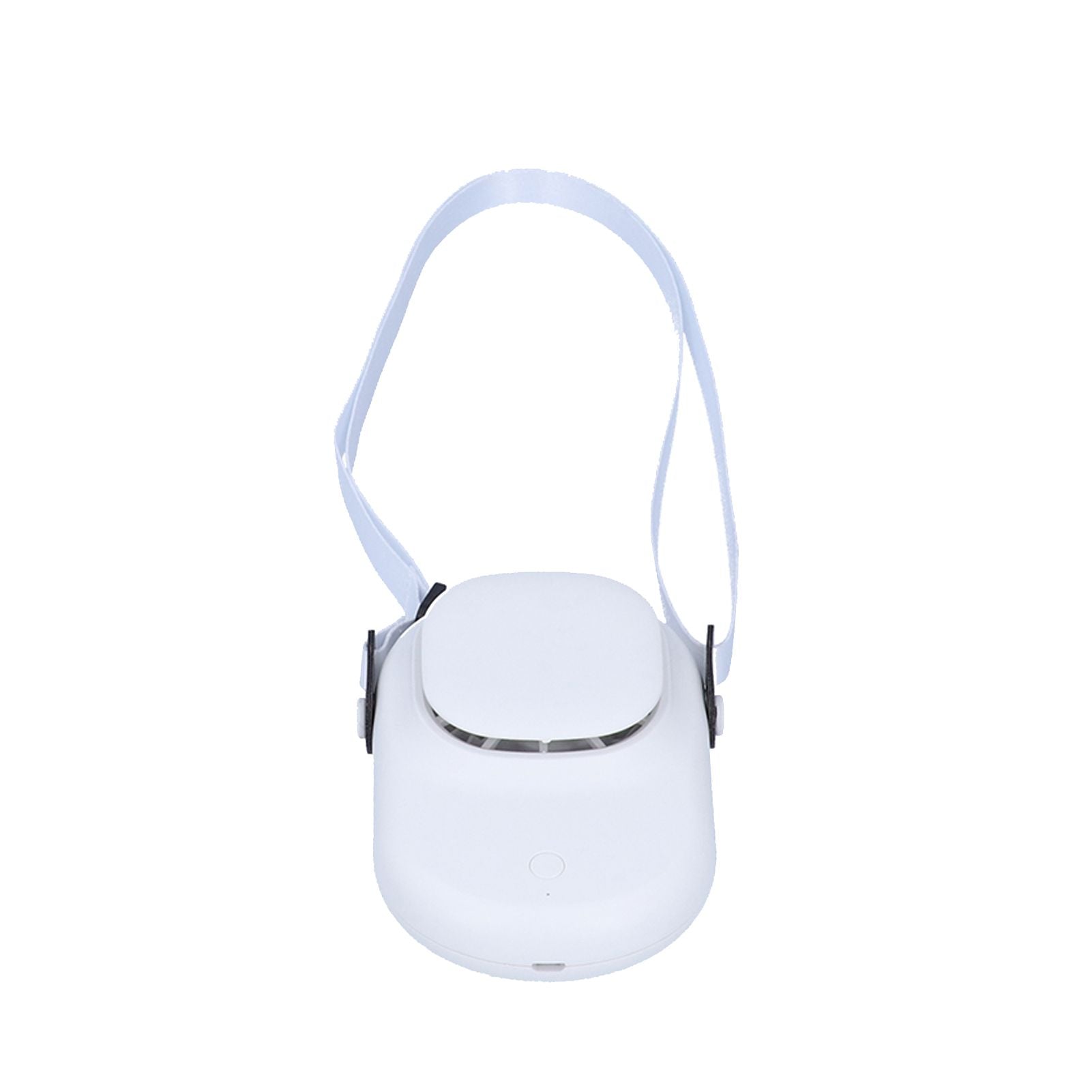 Neck Hanging Fan Mini Small Portable Silent Handheld Electric Fan for Home Office OutdoorWhite