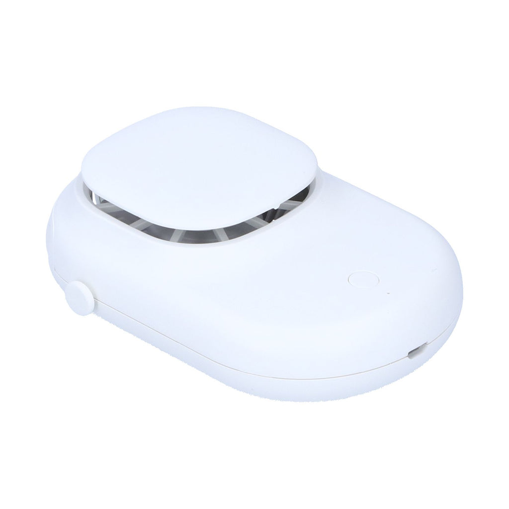 Neck Hanging Fan Mini Small Portable Silent Handheld Electric Fan for Home Office OutdoorWhite
