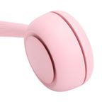 Fanless Hanging Neck Fan Adjustable USB Charging Silent Sports Fan for Home School OutdoorPink 2000mAh