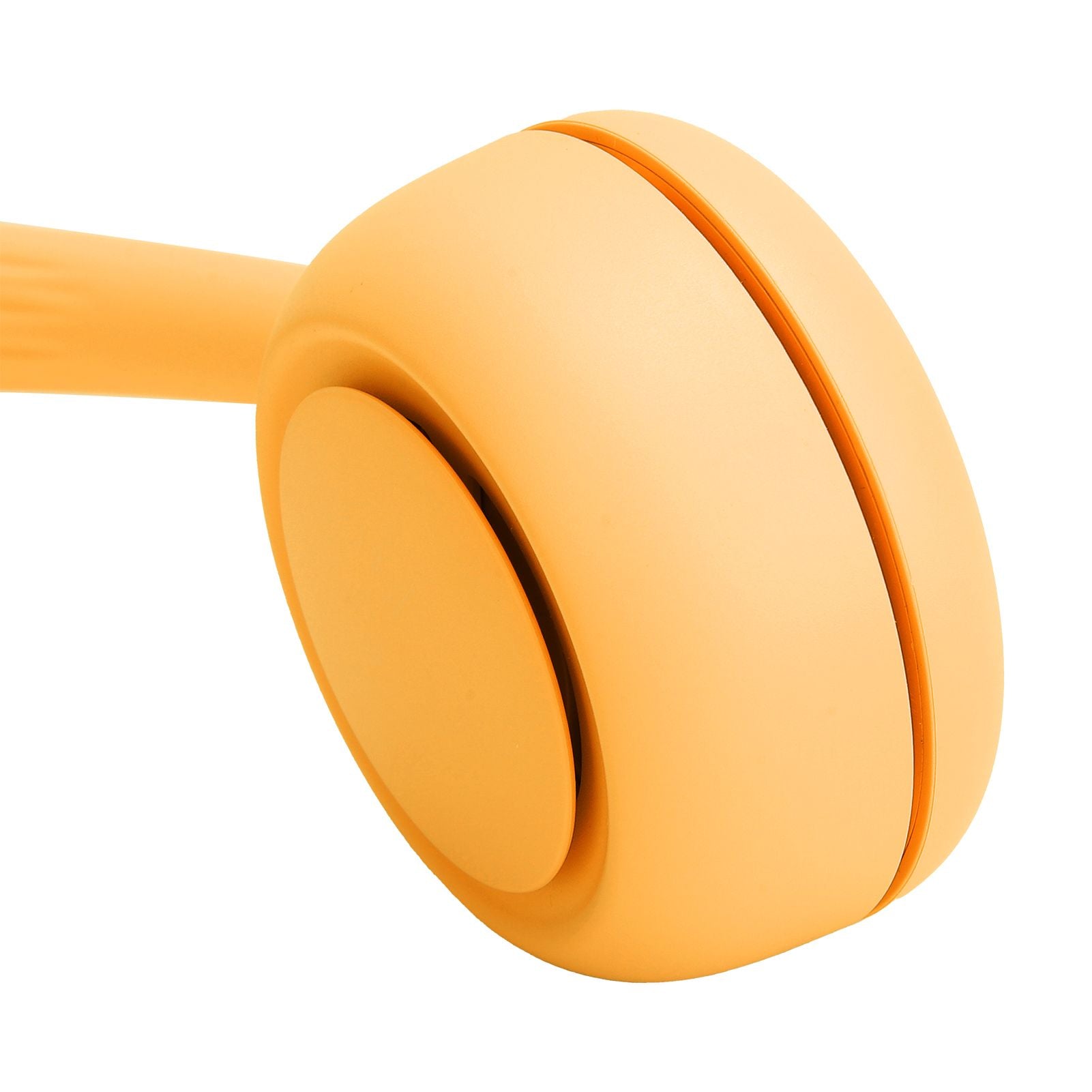 Fanless Hanging Neck Fan Adjustable USB Charging Silent Sports Fan for Home School OutdoorYellow 2000mAh