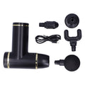 Home Mini Massager Equipment Body Muscle Stimulator with 8 Speed for Muscle FitnessBlack